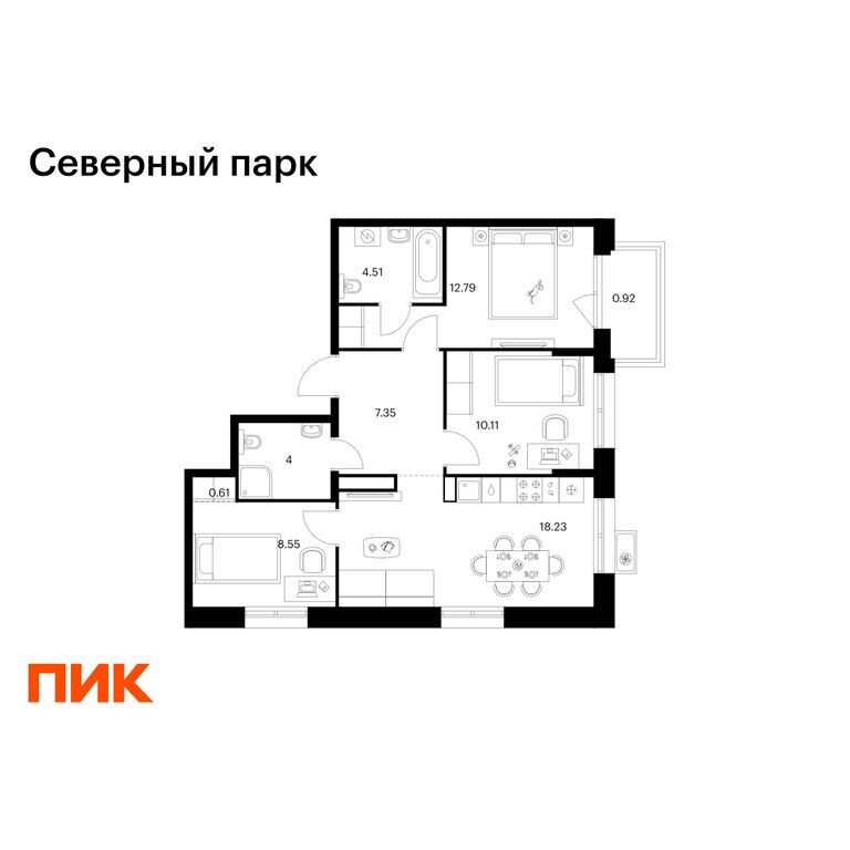 Квартира, Хабаровск